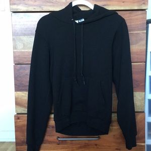 American Apparel black hoodie sweatshirt, XS